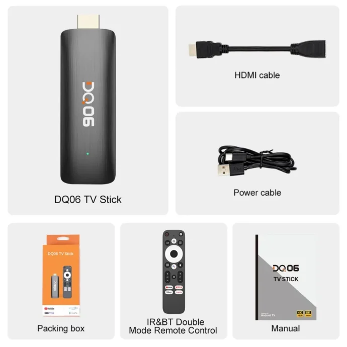 ⁦جهاز DQ06 Android TV Stick المتميز⁩ - الصورة ⁦5⁩