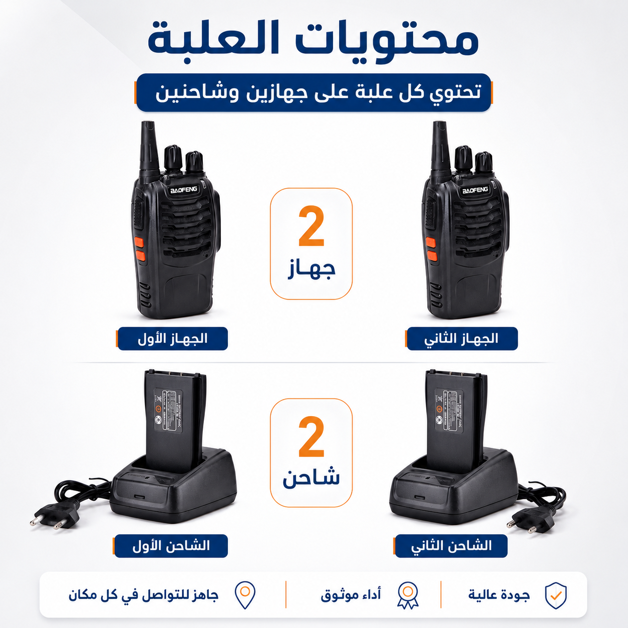 جهاز Baofeng الاتصال اللاسلكي - الصورة 6