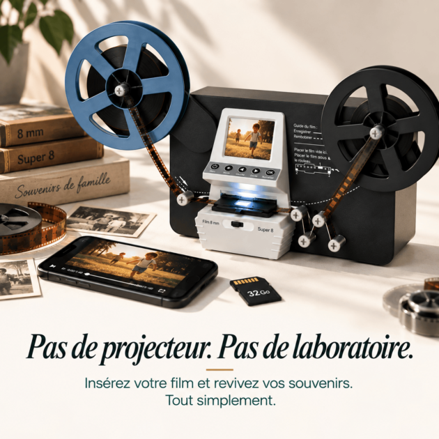 Super Film Scanner لتحويل الأفلام القديمة لمقاطع رقمية
